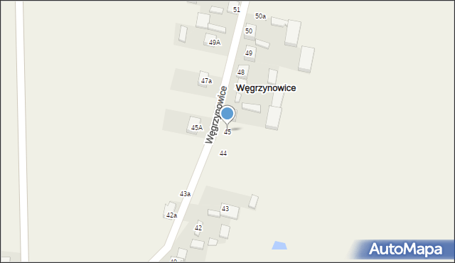 Węgrzynowice, Węgrzynowice, 45, mapa Węgrzynowice