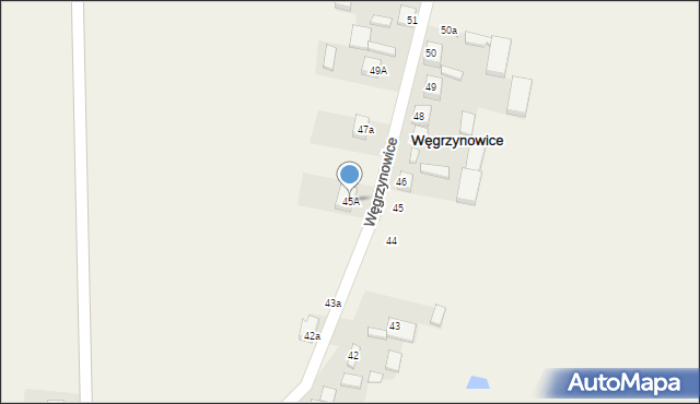 Węgrzynowice, Węgrzynowice, 45A, mapa Węgrzynowice