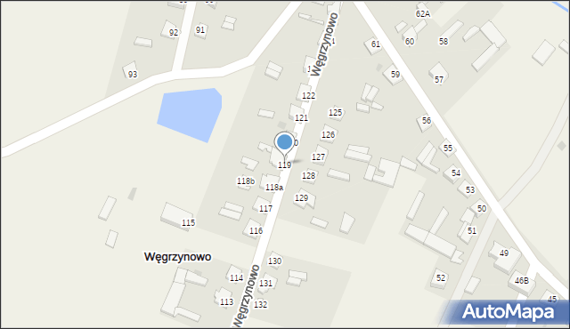 Węgrzynowo, Węgrzynowo, 119, mapa Węgrzynowo