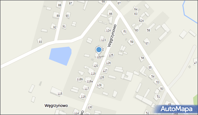 Węgrzynowo, Węgrzynowo, 121, mapa Węgrzynowo