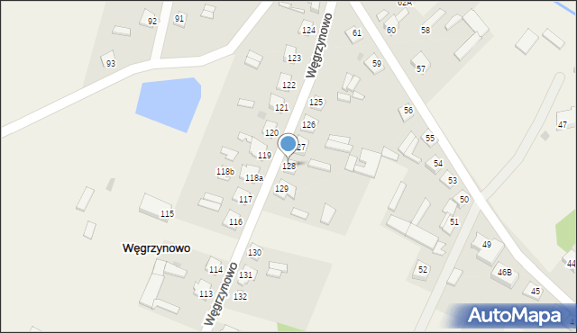 Węgrzynowo, Węgrzynowo, 128, mapa Węgrzynowo