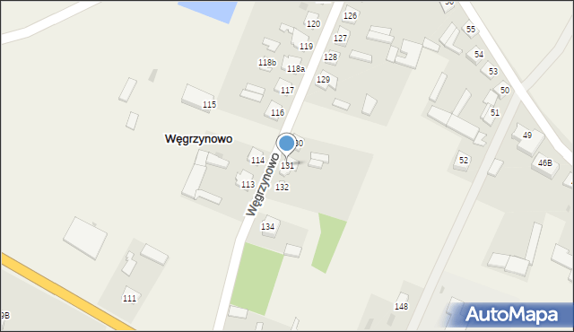 Węgrzynowo, Węgrzynowo, 131, mapa Węgrzynowo