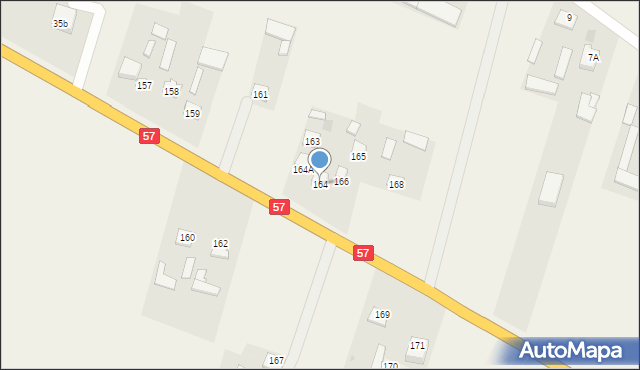 Węgrzynowo, Węgrzynowo, 164, mapa Węgrzynowo