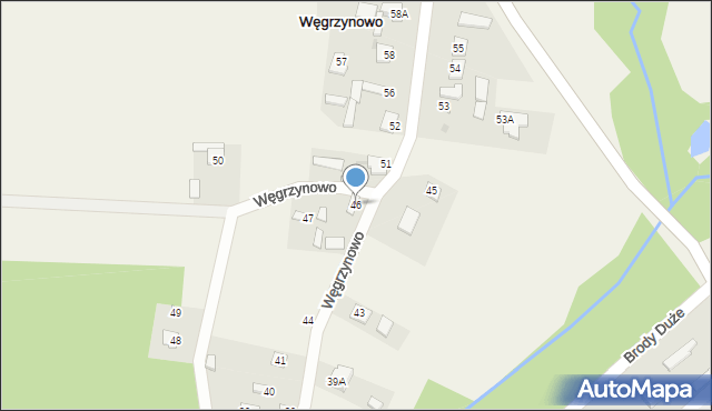 Węgrzynowo, Węgrzynowo, 46, mapa Węgrzynowo