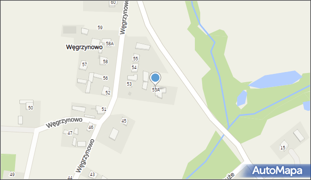 Węgrzynowo, Węgrzynowo, 53A, mapa Węgrzynowo