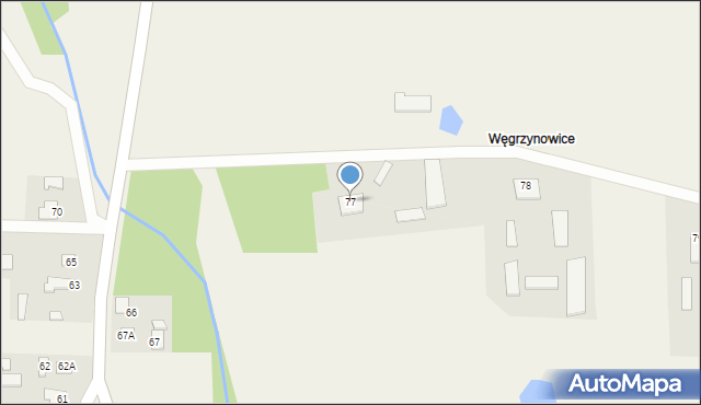 Węgrzynowo, Węgrzynowo, 77, mapa Węgrzynowo