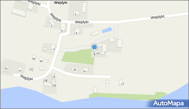 Wejdyki, Wejdyki, 6, mapa Wejdyki