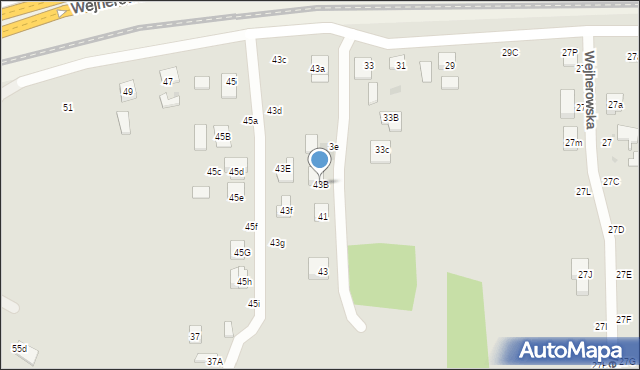 Wejherowo, Wejherowska, 43B, mapa Wejherowo