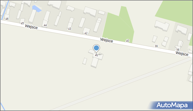 Wejsce, Wejsce, 41, mapa Wejsce