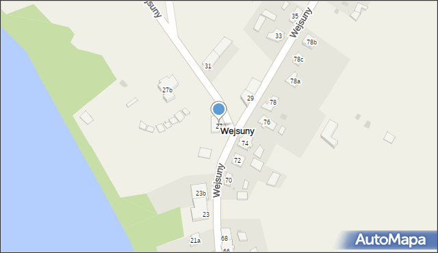 Wejsuny, Wejsuny, 27, mapa Wejsuny