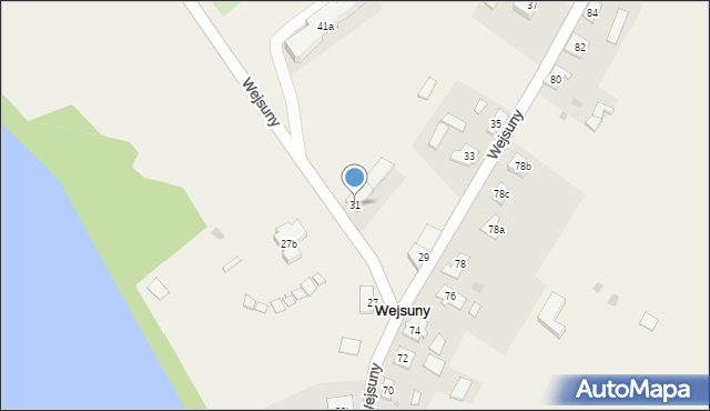 Wejsuny, Wejsuny, 31, mapa Wejsuny