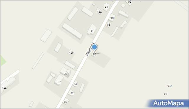 Wejsuny, Wejsuny, 86, mapa Wejsuny