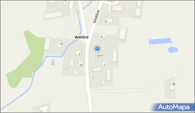 Weklice, Weklice, 6, mapa Weklice