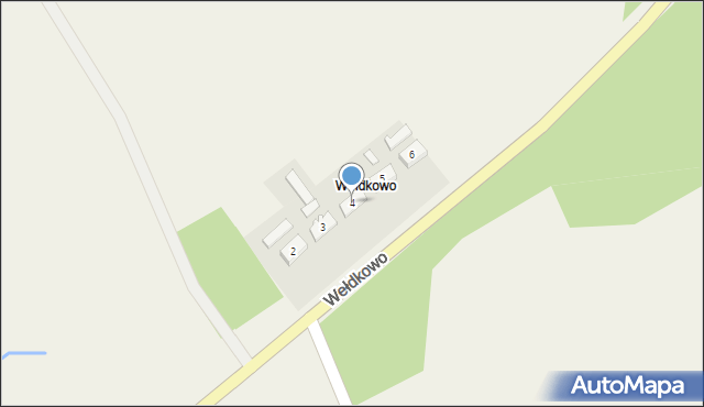 Wełdkowo, Wełdkowo, 4, mapa Wełdkowo