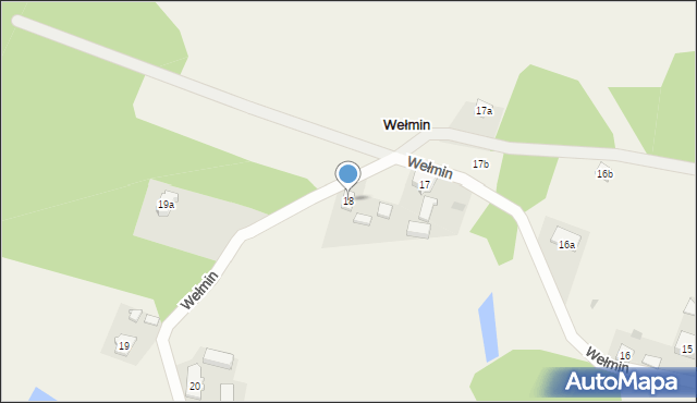 Wełmin, Wełmin, 18, mapa Wełmin