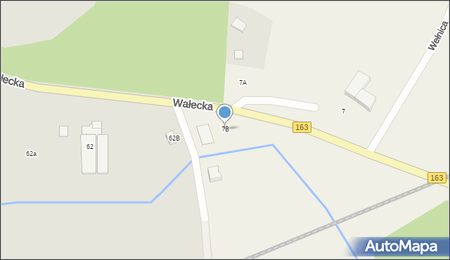 Wełnica, Wełnica, 7B, mapa Wełnica