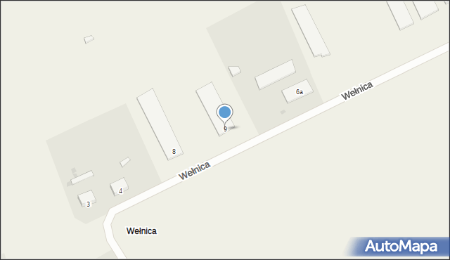 Wełnica, Wełnica, 9, mapa Wełnica