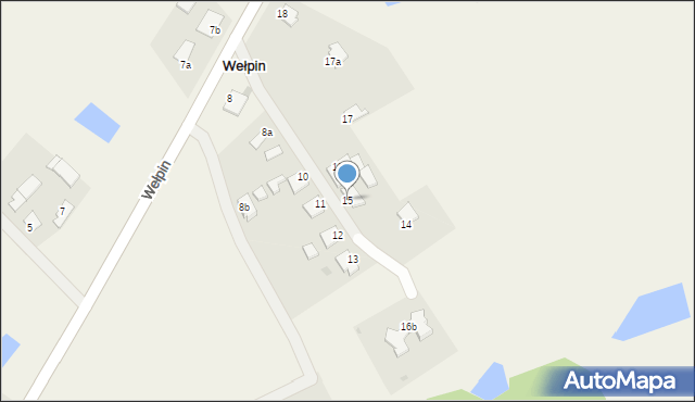 Wełpin, Wełpin, 15, mapa Wełpin
