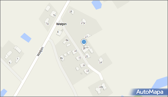 Wełpin, Wełpin, 16, mapa Wełpin