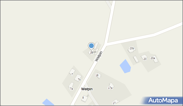 Wełpin, Wełpin, 19, mapa Wełpin