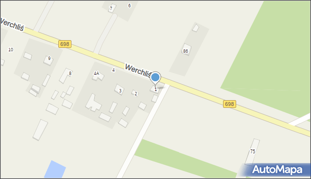 Werchliś, Werchliś, 1, mapa Werchliś