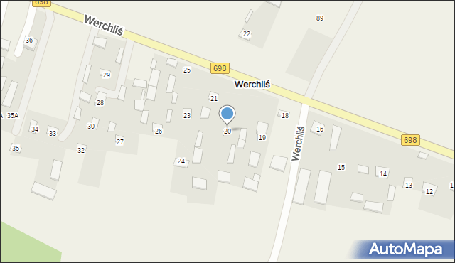 Werchliś, Werchliś, 20, mapa Werchliś