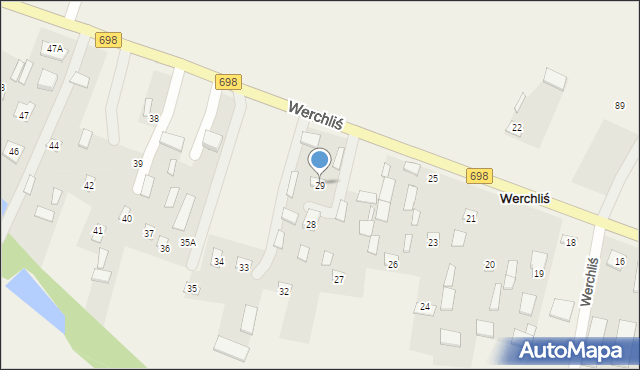 Werchliś, Werchliś, 29, mapa Werchliś