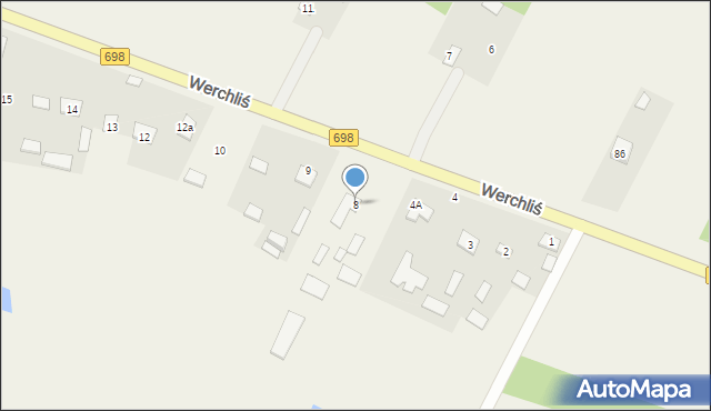 Werchliś, Werchliś, 8, mapa Werchliś