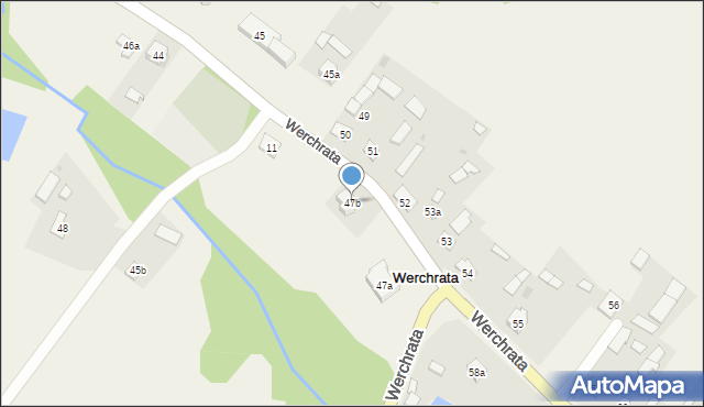 Werchrata, Werchrata, 47b, mapa Werchrata