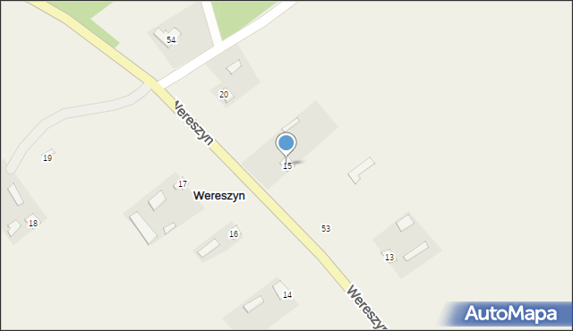 Wereszyn, Wereszyn, 15, mapa Wereszyn