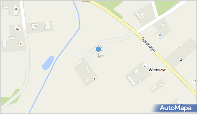 Wereszyn, Wereszyn, 19, mapa Wereszyn