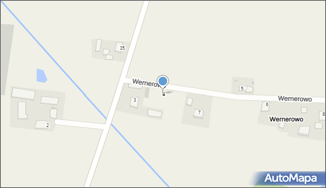 Wernerowo, Wernerowo, 4, mapa Wernerowo