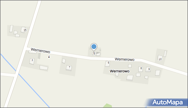 Wernerowo, Wernerowo, 5, mapa Wernerowo