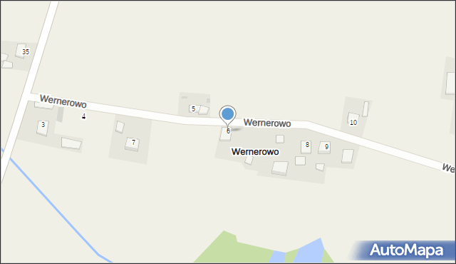 Wernerowo, Wernerowo, 6, mapa Wernerowo