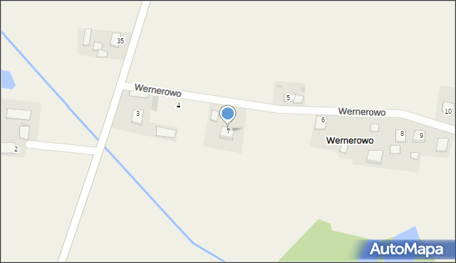 Wernerowo, Wernerowo, 7, mapa Wernerowo