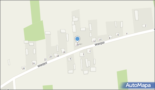 Werpol, Werpol, 14, mapa Werpol