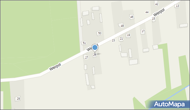 Werpol, Werpol, 25, mapa Werpol