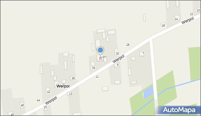 Werpol, Werpol, 32, mapa Werpol