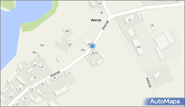 Wersk, Wersk, 16, mapa Wersk