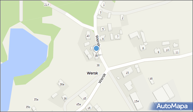 Wersk, Wersk, 39, mapa Wersk