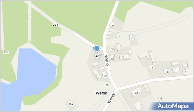 Wersk, Wersk, 40, mapa Wersk