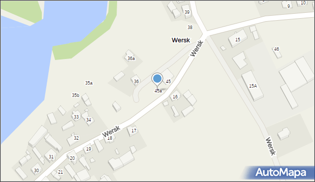 Wersk, Wersk, 45a, mapa Wersk
