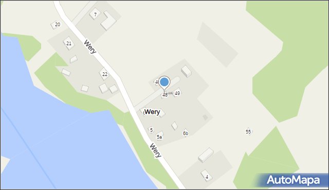 Wery, Wery, 48, mapa Wery