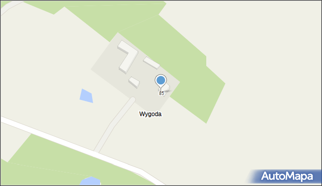 Węsiory, Węsiory, 85, mapa Węsiory