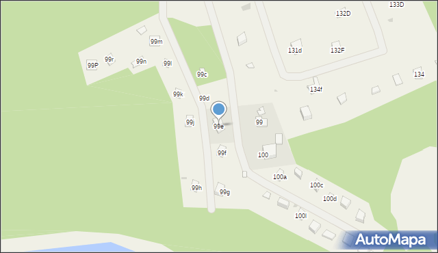 Węsiory, Węsiory, 99e, mapa Węsiory