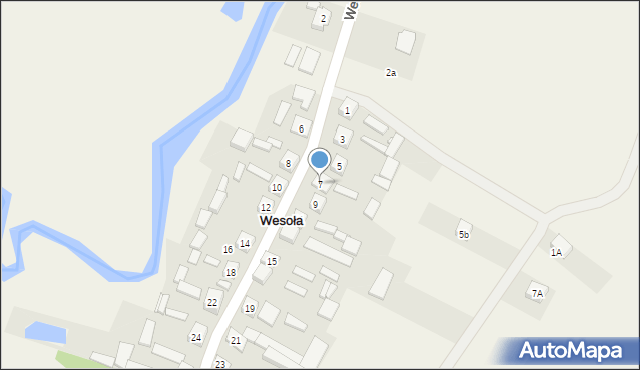 Wesoła, Wesoła, 7, mapa Wesoła