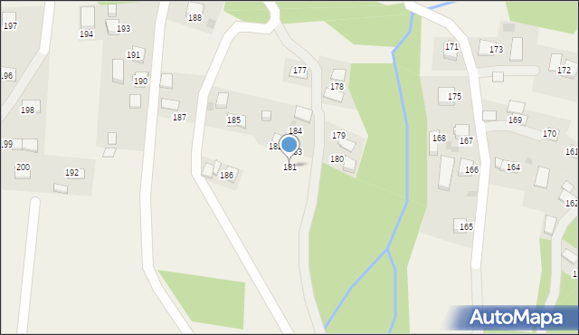 Wesoła, Wesoła, 181, mapa Wesoła