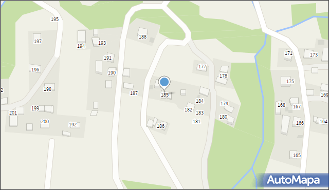 Wesoła, Wesoła, 185, mapa Wesoła