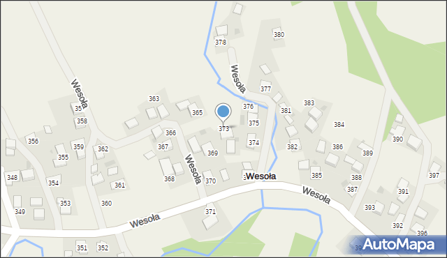 Wesoła, Wesoła, 373, mapa Wesoła