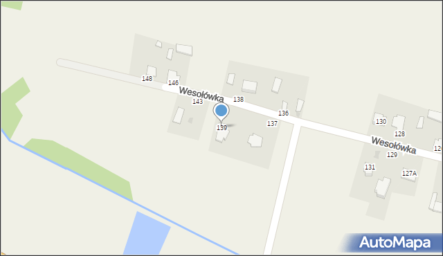 Wesołówka, Wesołówka, 139, mapa Wesołówka